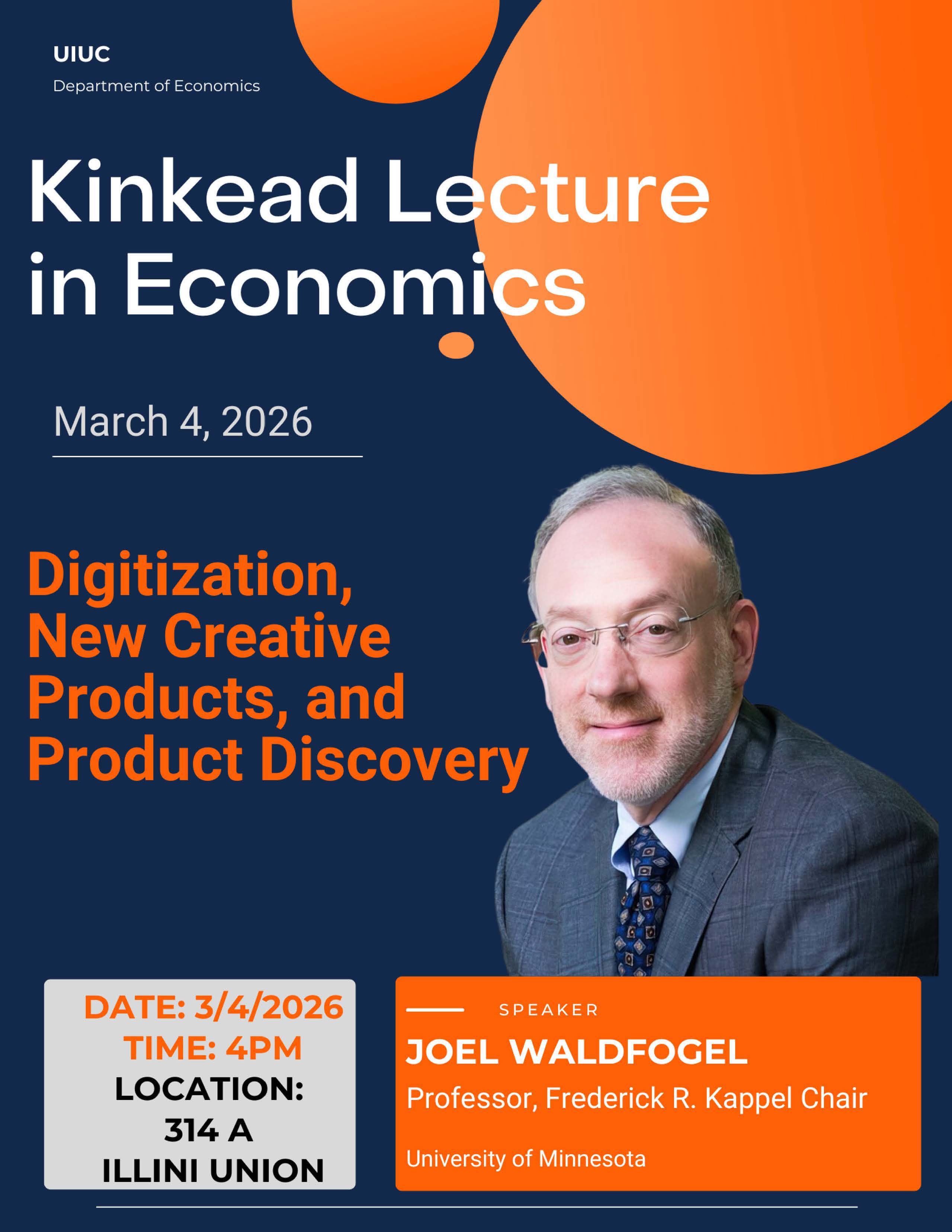 Joel Waldfogel, Frederick R. Kappel Chair, University of Minnesota