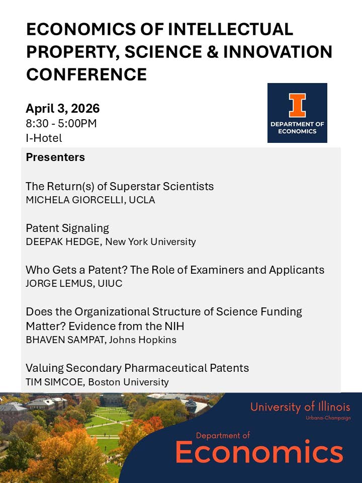 economics of intellectual property flyer