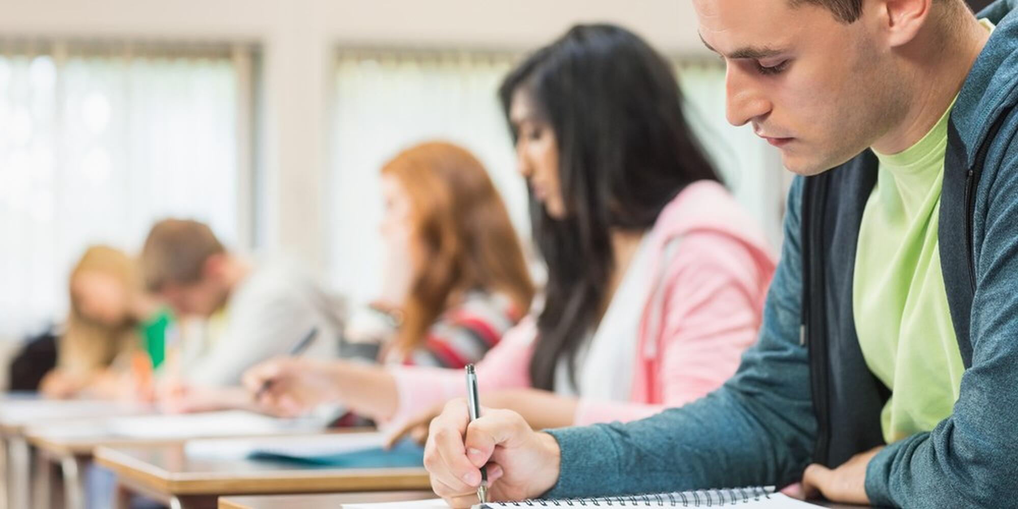 students studying 