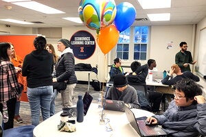 People touring the new ELC