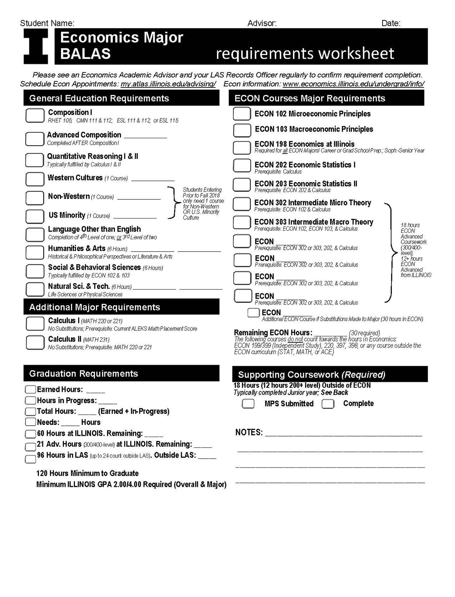 BA Requirement Worksheet Image