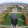 Bird's eye view of UIUC campus from the south bell tower