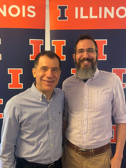 DiIanni and Economics Department Chair George Deltas